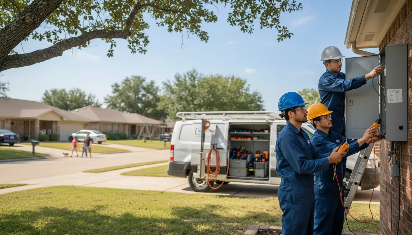 Certified electrician providing emergency electrical services in Cordova, IL
